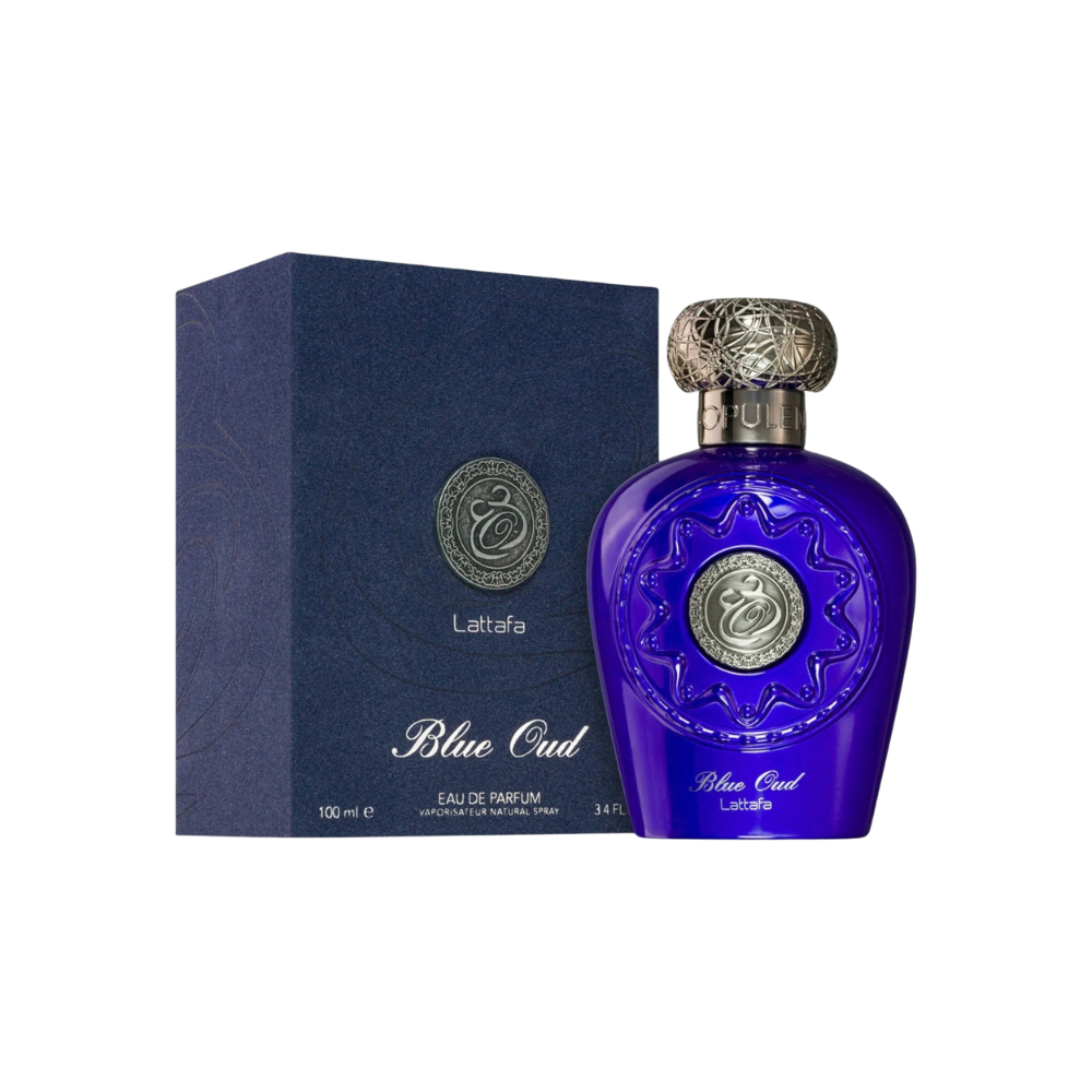 Blue Oud Eau de Parfum 100ml by Lattafa – oud, saffron & sandalwood fragrance