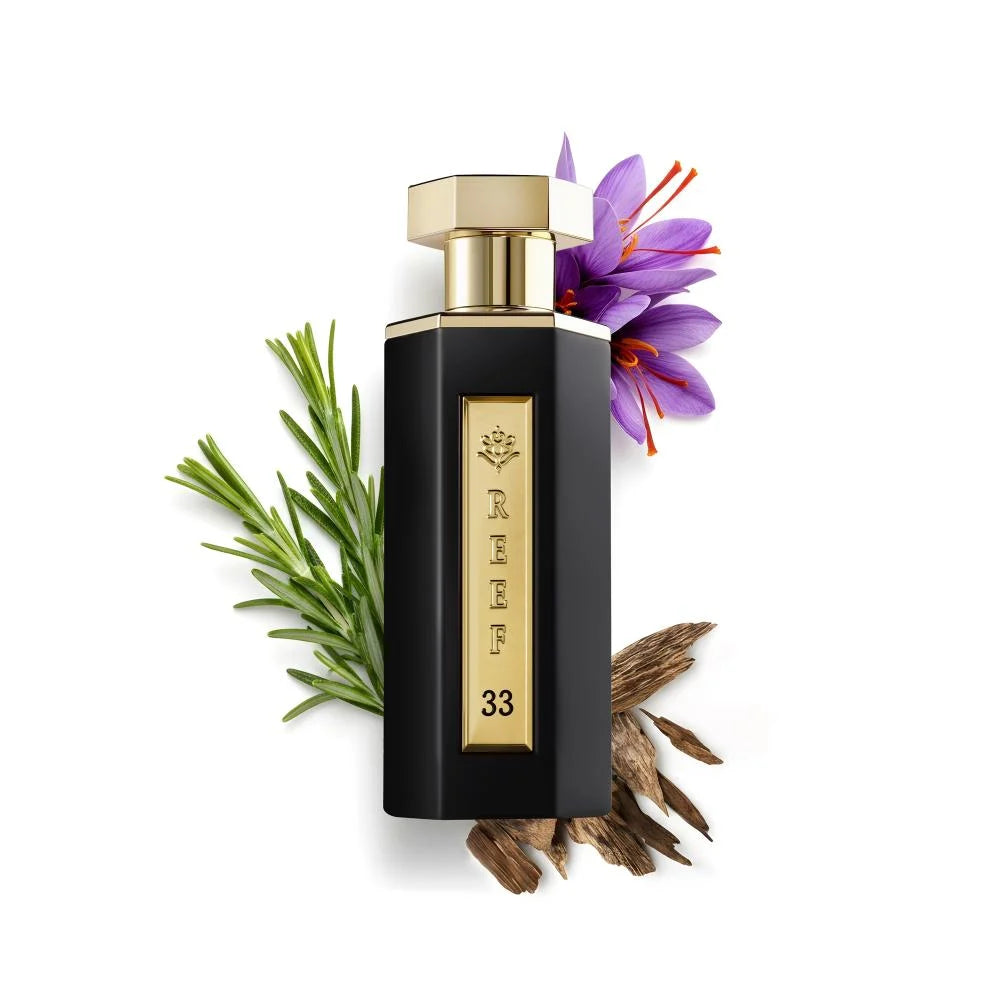 Reef 33 Eau de Parfum 100ml by Reef Perfumes – saffron, rosemary & oud fragrance